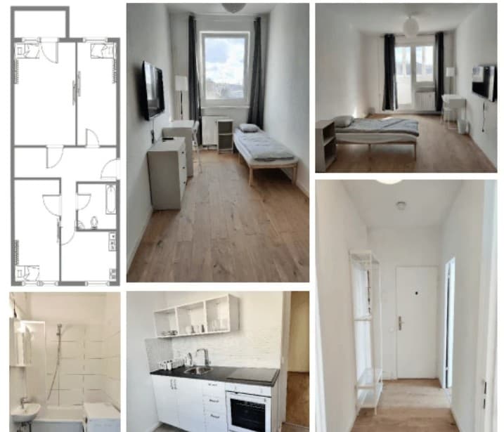 Möblierte 2-Zimmer-Wohnung von Leipzig Living, 43 m²